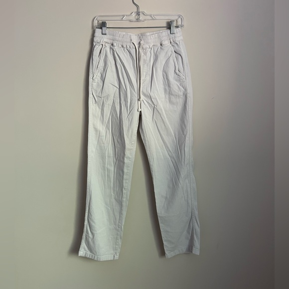 Faherty Essential Pants in Whisper White Size XS - Picture 1 of 6